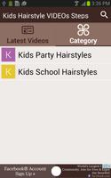 Kids Hairstyle VIDEOs Steps capture d'écran 2