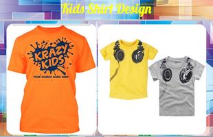 Kids Shirt Design الملصق