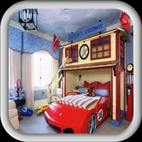 Kids Bedroom Decoration Design পোস্টার