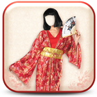 Kimono Geisha Photo Montage simgesi