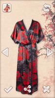Kimono Geisha Photo Montage پوسٹر
