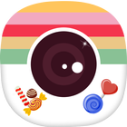 Candy Selfie - Choco Aufkleber Filter Kamera Zeichen