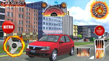 Prado Sandero - New 3D City Car Driving Game 2017 capture d'écran 2