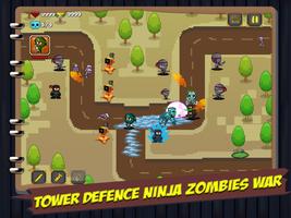 Ninja Slaying Zombies الملصق