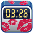Kisses Digital Clock Widget APK