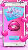 Poster Kissing Hot Lips Game