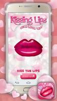 Kissing Lips True Love Test الملصق
