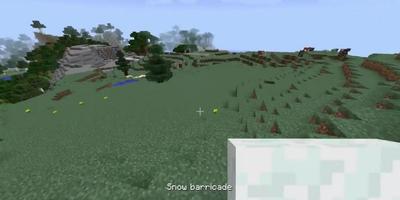Snow++ Mod for MCPE Affiche