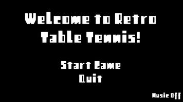 Retro Tennis الملصق