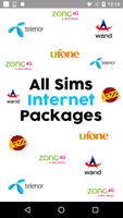 2018 All Sim Internet Packages Plakat