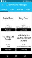 2018 All Sim Internet Packages 스크린샷 1