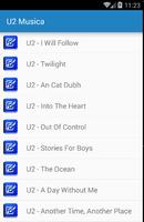 1 Schermata U2 Songs & Lyrics