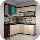 minimalistische keukenkast-icoon