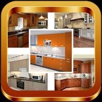 Kitchen Cabinet Design Ideas الملصق