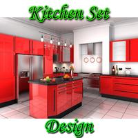 Kitchen Set Design Affiche
