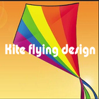 Kite Flying Design icône