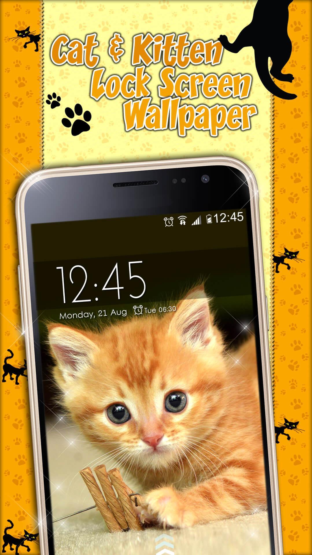 Android 用の 猫 ロック画面 子猫 スクリーンセーバー Apk をダウンロード