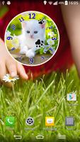 Kitty Clock Widget poster