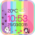 Kitty Weather Clock