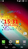 Kitty Weather Clock penulis hantaran