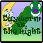 Dayworm vs. the night-icoon
