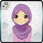 Islamic : Girl Puzzle ícone