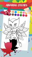 PJ color Masks coloring book screenshot 3