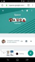 3 Schermata Guía Spaces: Comparte en grupo