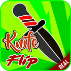 real knife flip ikon