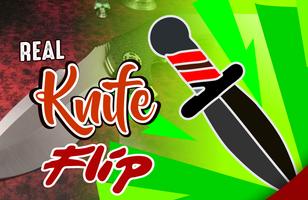 real knife flip Plakat