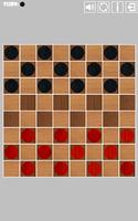 Two Player Checkers (Draughts) Affiche