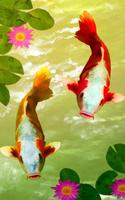 Koi Fish Live Wallpaper اسکرین شاٹ 1