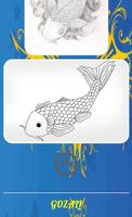Koi Fish Sketch Ekran Görüntüsü 3