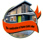 The combination of house paint color icône