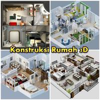 Konstruksi Rumah 3D capture d'écran 3