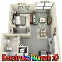 Konstruksi Rumah 3D syot layar 1