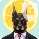 Dog Breed Doberman Pinscher Art Lock Screen APK