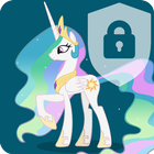 Celestia Little Pony Security Lock Screen ikona