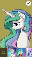 Celestia Little Pony Security Lock Screen Poster