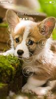 Cute Little Welsh Corgi Puppy Dog Lock Screen اسکرین شاٹ 1