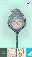 Cute Cat Kawaii Kitten Lock Screen syot layar 2