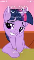 Cute Pony Princess Art Security App Lock captura de pantalla 2