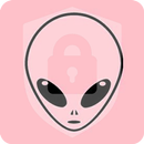 Alien Space Galaxy Humanoid Spaceship Lock Screen APK