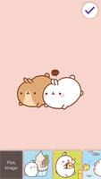 Kawaii Little Cute Funny Rabbit Bunny App Lock تصوير الشاشة 2