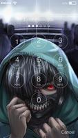 Kaneki Ghoul Kakuji Mask Aogiri App Lock capture d'écran 1