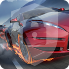 High Speed Sport Car Fire Lock Screen أيقونة