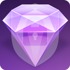 Shiny Luxury Bright Diamond Girl Lock Screen icône