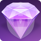 آیکون‌ Shiny Luxury Bright Diamond Girl Lock Screen