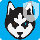 Siberian Funny Huski  Dog Puppy Lock Screen icône