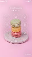 Sweet French Macaron Cake App Lock screenshot 1